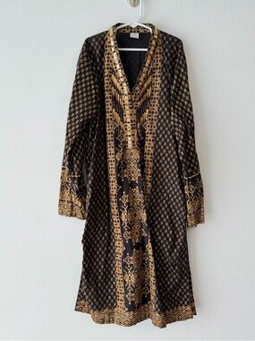 Black & Gold Printed Salwar Kameez GIRLS SIZING